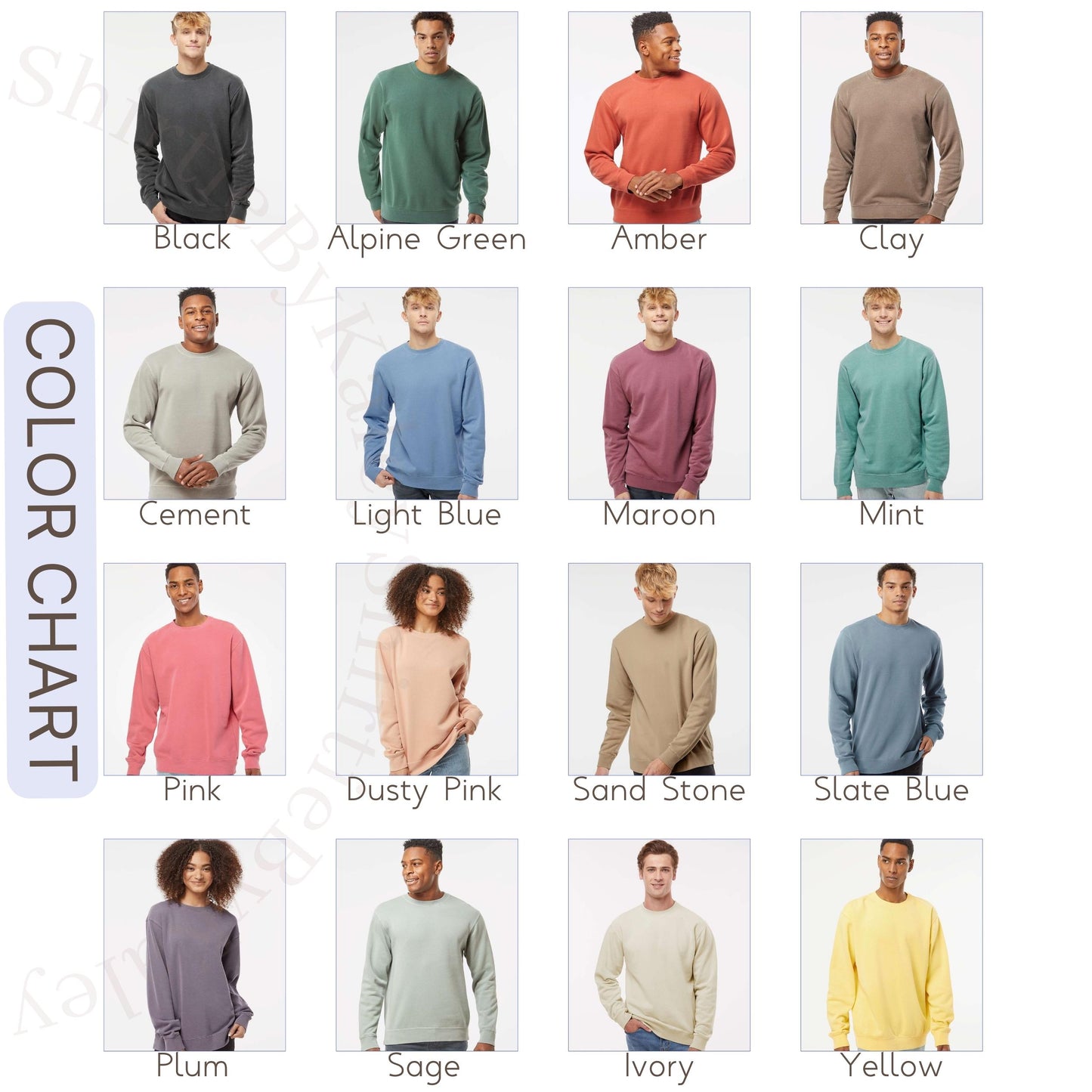 Embroidered Duck Sweatshirt: Funny "Not All In A Row" Garment-Dyed Top