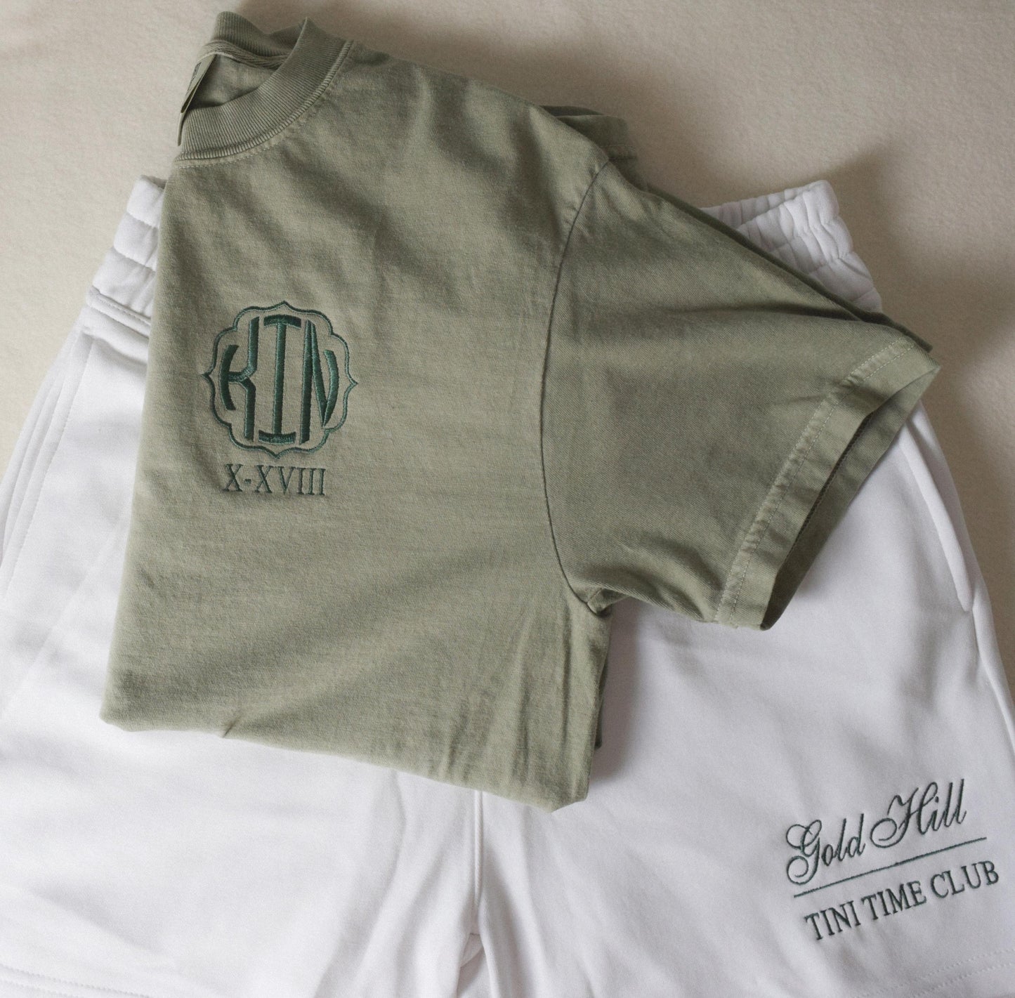Custom Bridal Set Embroidery Fleece Shorts set Custom Lounge Wear Bridal Party Custom Shorts Yoga Studio Custom Pilates Custom Bridesmaid