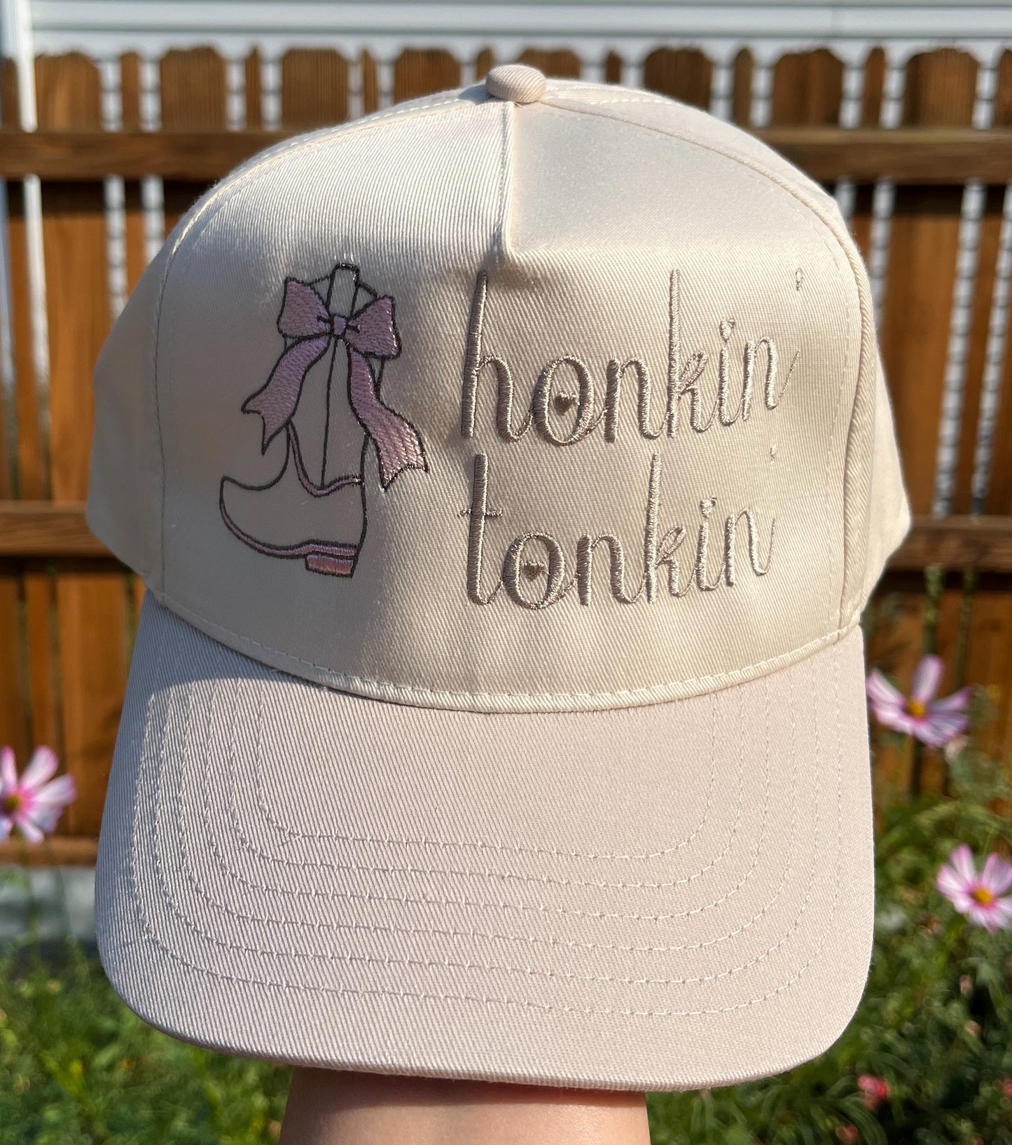 Custom Nashville Bachelorette Trucker Hat: Embroidered Cotton Twill
