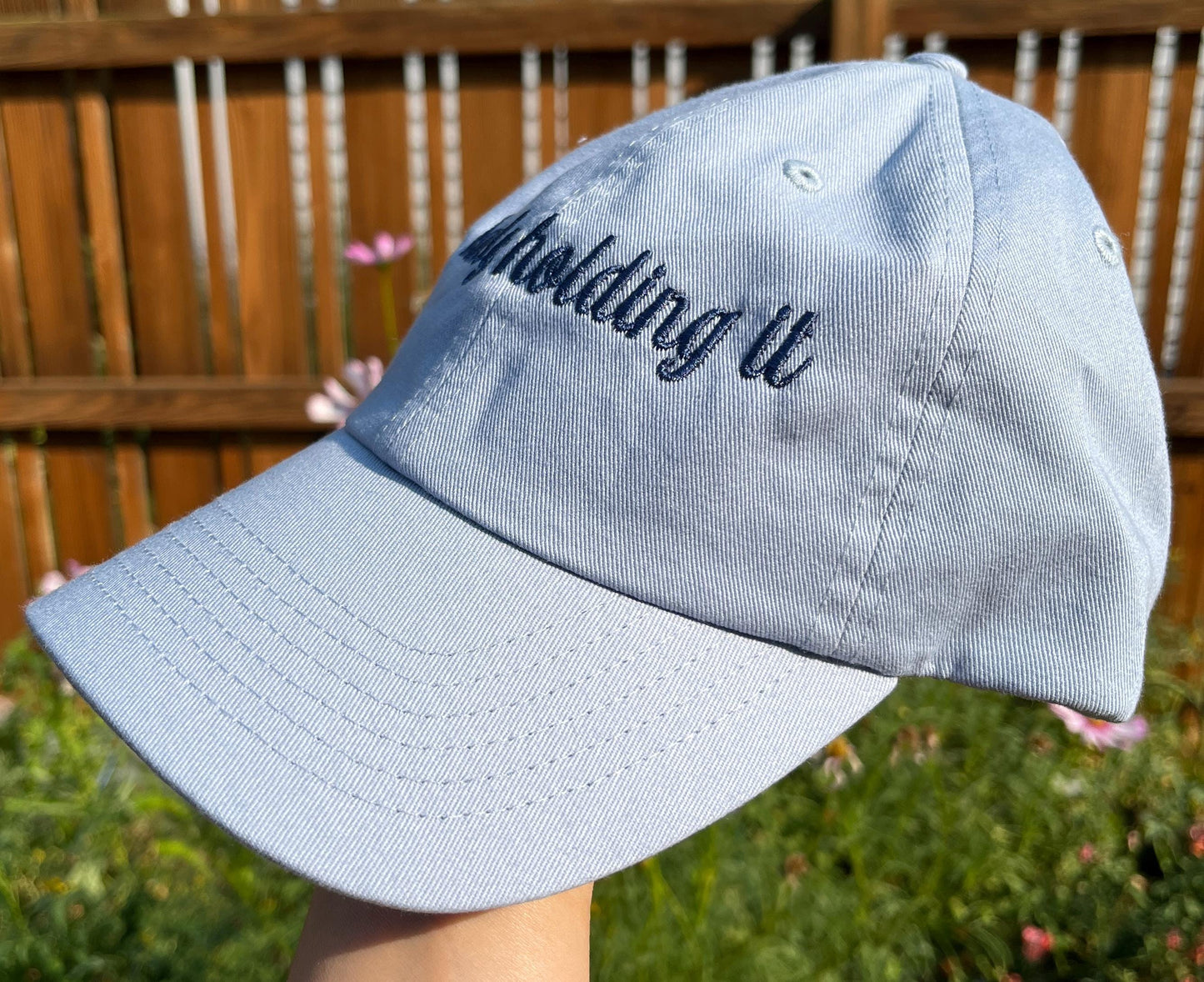 Personalized Youth Hat Custom Embroidered Cotton Twill Cap Youth Cap Custom Embroidery