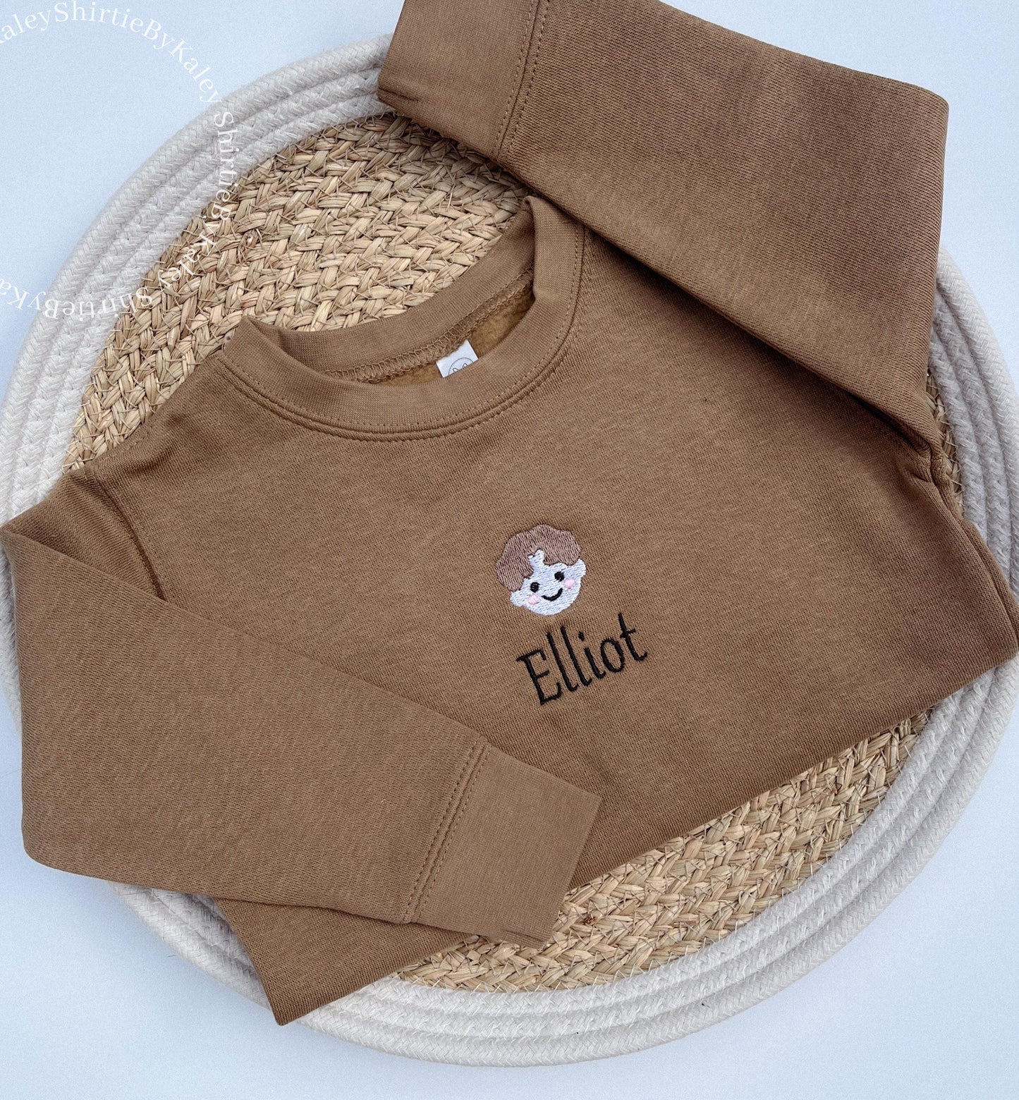 Embroidery Custom Baby Name Sweatshirt Custom Text Toddler Sweatshirt Custom Name Kid SweatshirtToddler Shirt Baby Sweatshirt Customizable