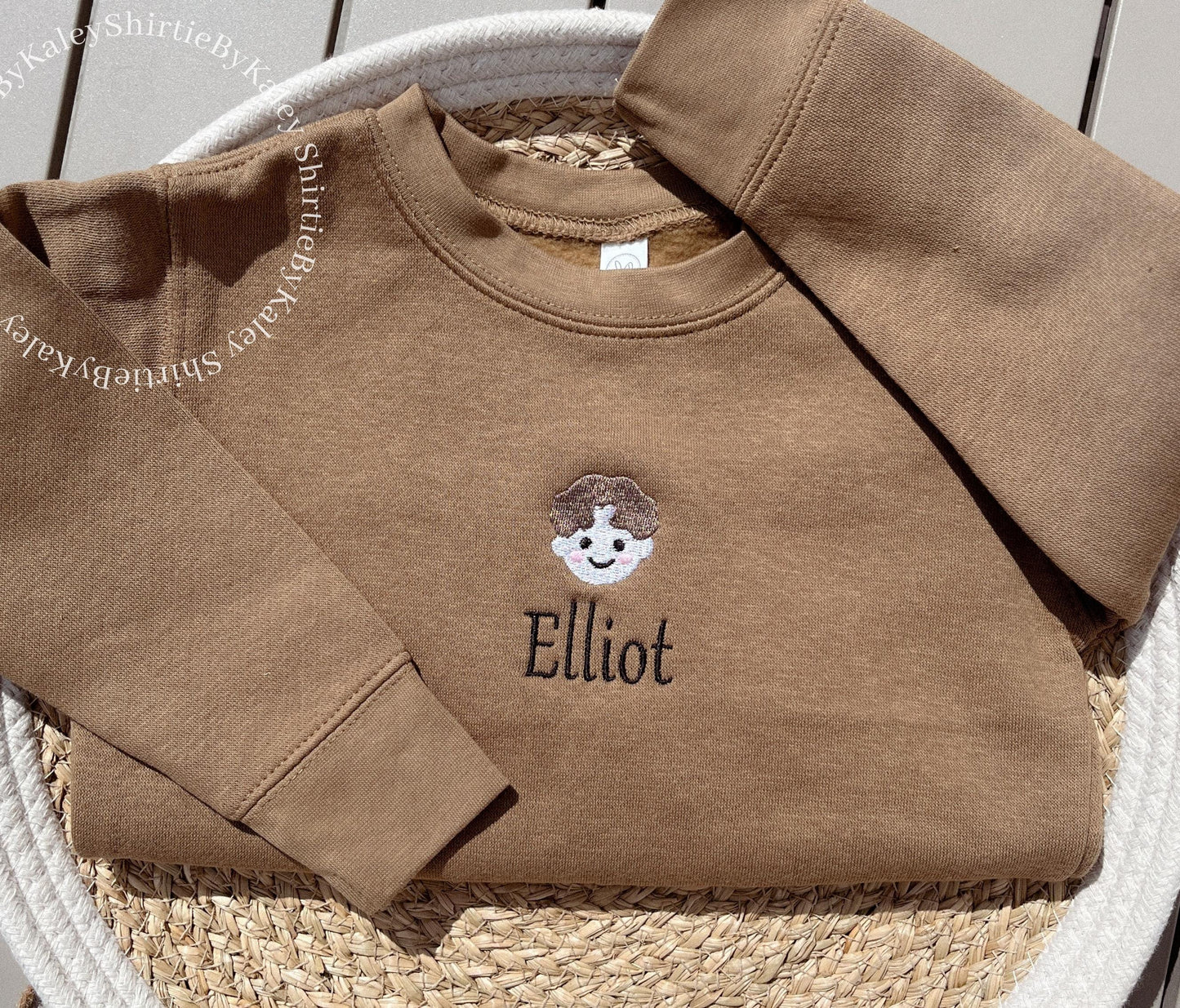 Embroidery Custom Baby Name Sweatshirt Custom Text Toddler Sweatshirt Custom Name Kid SweatshirtToddler Shirt Baby Sweatshirt Customizable