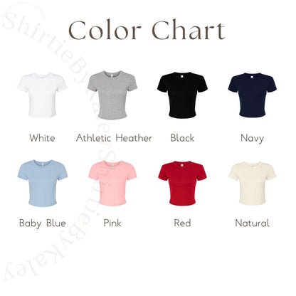 Custom Embroider Baby Tee Trendy y2k Shirt Bridal Women's Crop Tee Custom Embroidered Bridesmaid Baby Tee Gift for Bachelorette Party