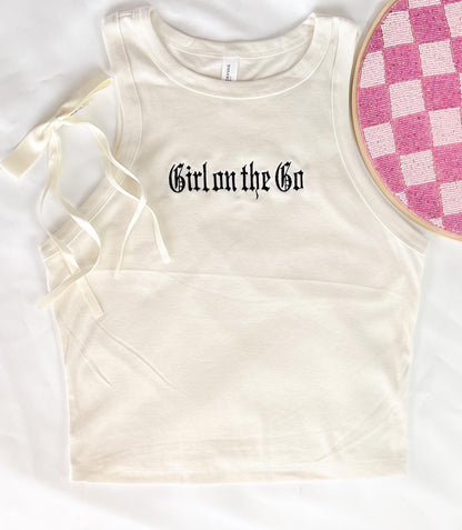 Custom I <3 BF Name Tank Top Personalized I Heart Boyfriend Name Shirt Embroidered Baby Tee Y2K Style Custom Girlfriend Gift Top Name Tank