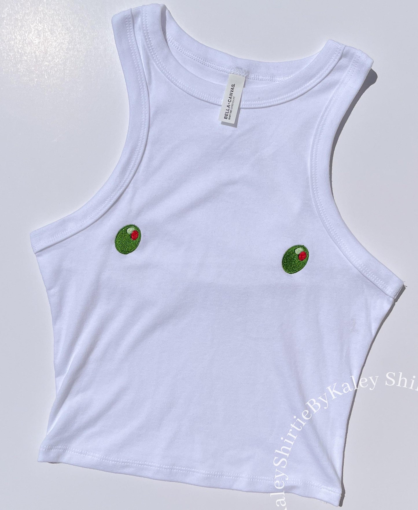 Embroidered Olives tank Nipples Tank Top Bridal Party tank top olives sexy tank top olive martini tank top college tank gift for girlfriend