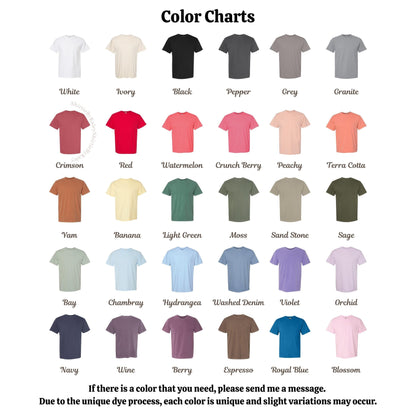 Embroidered Boot Stitch Comfort Colors T-Shirt: Trendy Western Tee