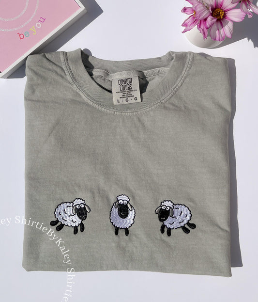 The Lost Sheep Tee The Lord My Shepherd Crewneck Cottagecore Farm Shirt Faith Comfort Tee Christian Top Faith Gift Cozy Gift Unisex Crewneck