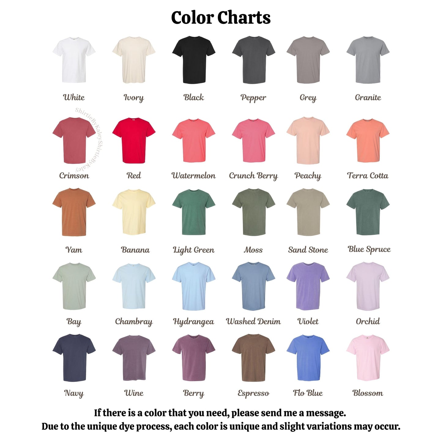 Custom Embroidered Comfort Colors Tshirt Custom Embroidered Tshirt Embroidered Tee Custom Tshirt, Embroidered Gifts Mother's Day Gifts