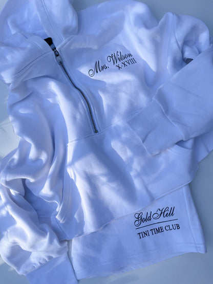 Custom Embroidered Bridal Hoodie Shorts Set Personalized Bridesmaid Pajama Set Custom Cozy Lounge Wear Custom Wedding Week Gift Bridal Top