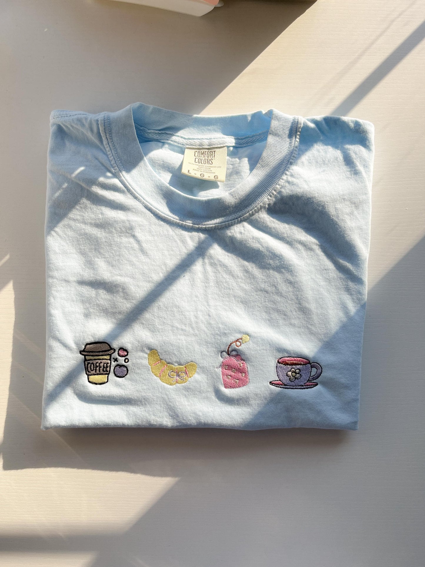 Coffee Doodles TShirt Coffee Tee Coffee Lover Tee Coffee Tee Matcha Tee Barista Gift Caffeinated Tee Gift Cute Coffee Comfort Colors Shirt