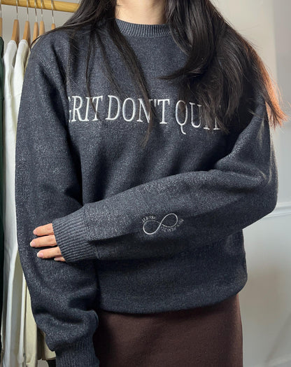 Custom Business Logo Knit Fleece Pullover Nantucket Sweatshirt Custom Embroidered Knit Sweatshirt Custom Sleeve Office Knit Sweatshirt