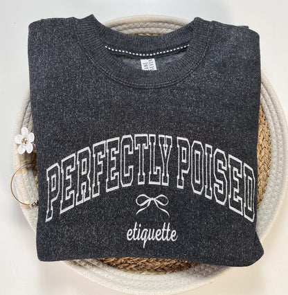 Custom Varsity Text Embroidered Cozy Knit Fleece Pullover Nantucket Sweatshirt Custom Embroidered Knit Sweatshirt Gift for Her Gift for Him