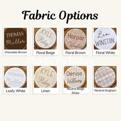 Personalized Baby Name Announcement Sign Neutral Nursery Decor Beige Nursery Room Bear Embroidery Wallart Bear Vintage Hoop