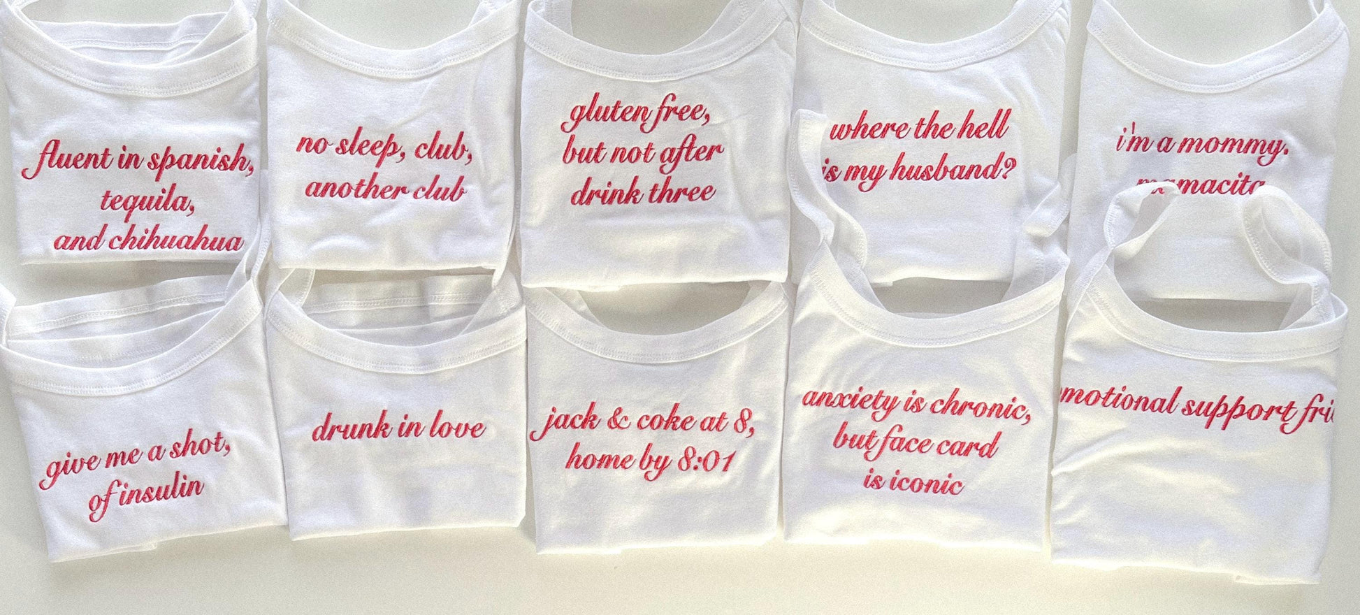 Custom Embroidered Spaghetti Strap Tank, Personalized Name Cami, Bridesmaid Gift, Bachelorette Outfit, Y2K Style Top, Bridal Party Gift