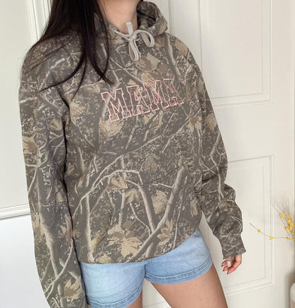 Custom Embroidered Deadwood Hoodie Camo Embroidered Sweatshirt Custom Embroidery Hoodie Mom Jacket Deadwood Camouflage Hoodie