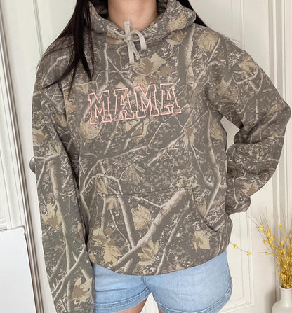 Custom Embroidered Deadwood Hoodie Camo Embroidered Sweatshirt Custom Embroidery Hoodie Mom Jacket Deadwood Camouflage Hoodie