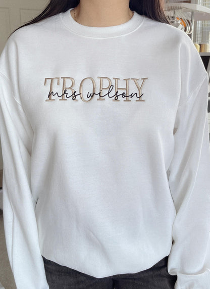 Bride Honeymoon Sweatshirt, Future Mrs Sweatshirt, Embroidered Mrs Sweatshirt, Bridal Shower Gift, Bride Gift, Just Married Sweater