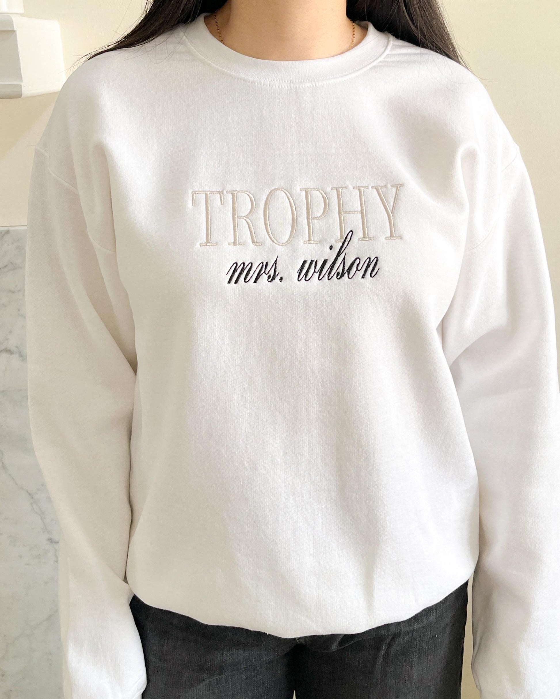 Bride Honeymoon Sweatshirt Future Mrs. Sweatshirt Bridal Gift Sweatshirt Embroidered Mrs Sweatshirt Embroidery Sweater Bride Gift for Her